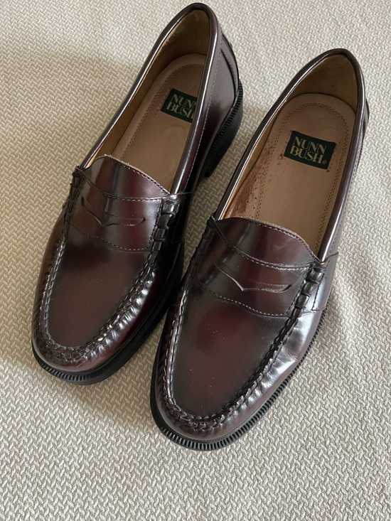 Nunn Bush Other - Nunn Bush Men's Brown Leather Penny Loafers Size 7.5M